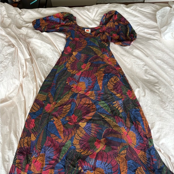 Multicolor Patterned Maxi Dress - Picture 5 of 6